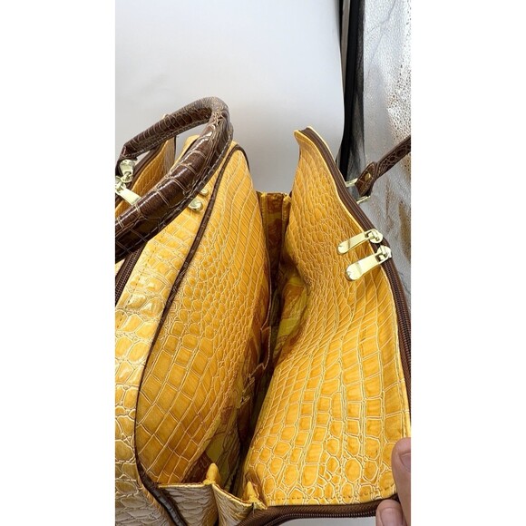 Samantha Brown Croco-Embossed Weekender - Picture 10 of 16